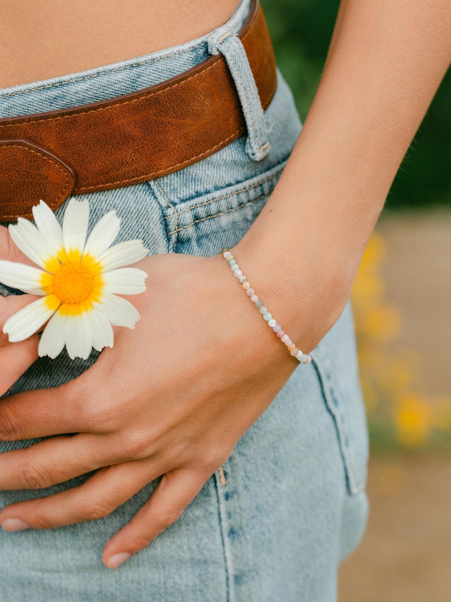 PASTEL SUNRISE - Bunter Edelstein-Choker mit über 15 verschiedenen Natursteinen